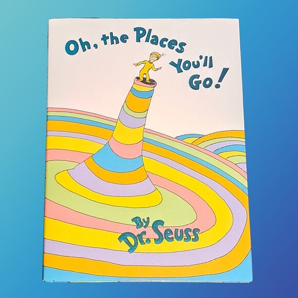 Dr. Seuss Oh The Places You'll Go Hardcover Book with Dust Jacket - Picture 1 of 5